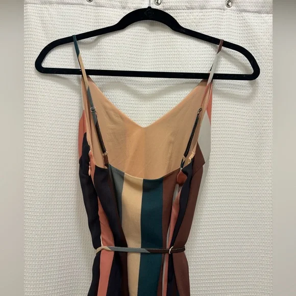 Lulus Striped Midi Dress - Picture 9 of 9